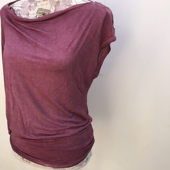 free People HP 🌸off the shoulder dolman top NWOT - Picture 5 of 5